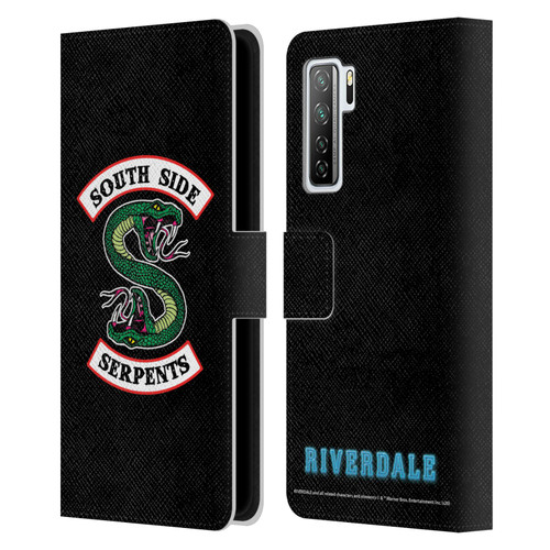 Riverdale Graphic Art South Side Serpents Leather Book Wallet Case Cover For Huawei Nova 7 SE/P40 Lite 5G