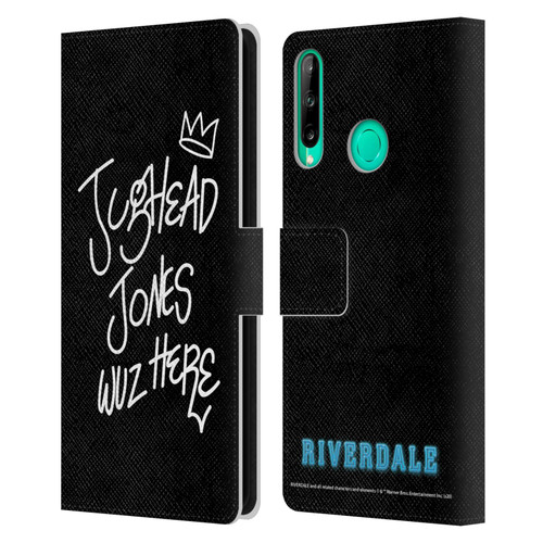 Riverdale Graphic Art Jughead Wuz Here Leather Book Wallet Case Cover For Huawei P40 lite E