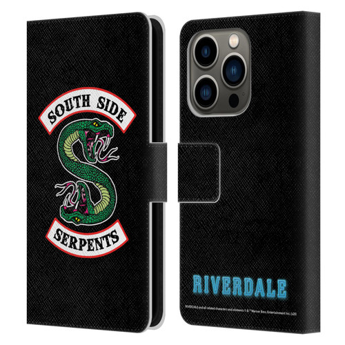 Riverdale Graphic Art South Side Serpents Leather Book Wallet Case Cover For Apple iPhone 14 Pro