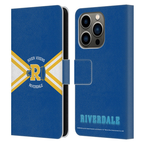 Riverdale Graphic Art River Vixens Uniform Leather Book Wallet Case Cover For Apple iPhone 14 Pro
