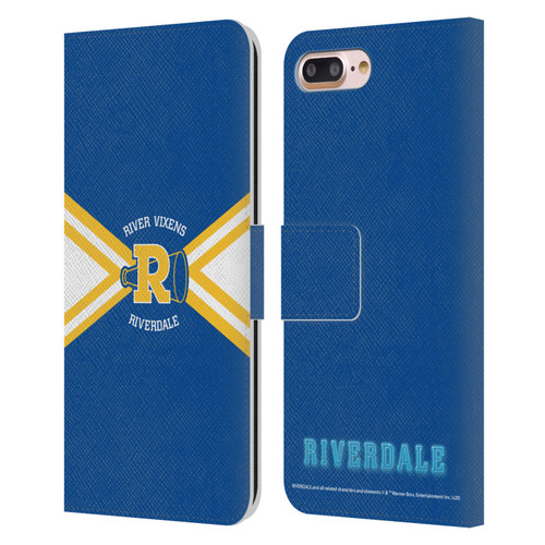 Riverdale Graphic Art River Vixens Uniform Leather Book Wallet Case Cover For Apple iPhone 7 Plus / iPhone 8 Plus