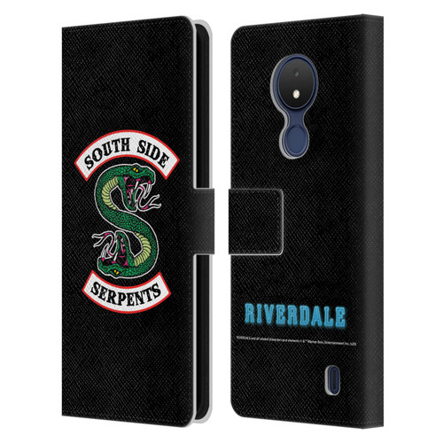Riverdale Graphic Art South Side Serpents Leather Book Wallet Case Cover For Nokia C21