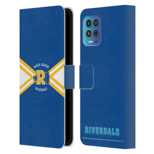 Riverdale Graphic Art River Vixens Uniform Leather Book Wallet Case Cover For Motorola Moto G100