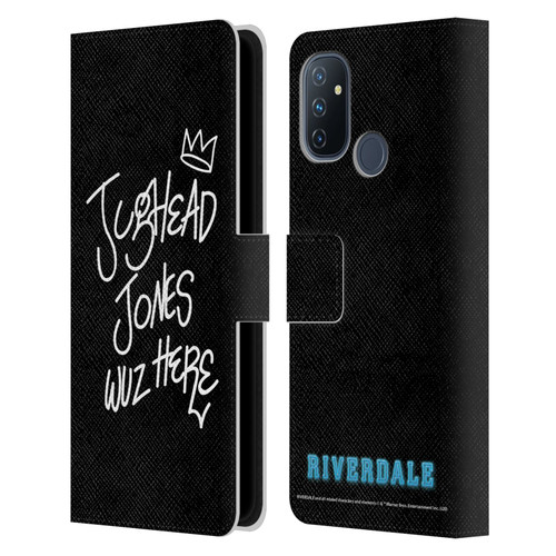 Riverdale Graphic Art Jughead Wuz Here Leather Book Wallet Case Cover For OnePlus Nord N100