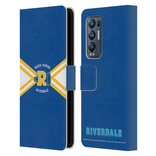 Riverdale Graphic Art River Vixens Uniform Leather Book Wallet Case Cover For OPPO Find X3 Neo / Reno5 Pro+ 5G