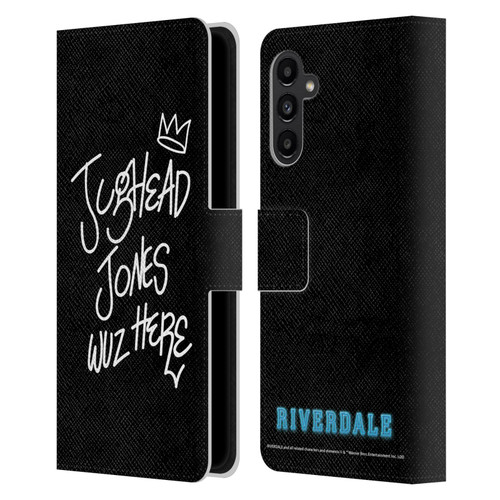 Riverdale Graphic Art Jughead Wuz Here Leather Book Wallet Case Cover For Samsung Galaxy A13 5G (2021)