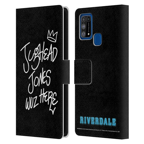 Riverdale Graphic Art Jughead Wuz Here Leather Book Wallet Case Cover For Samsung Galaxy M31 (2020)