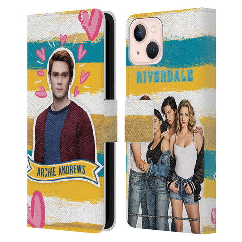Riverdale Graphics Archie Andrews Leather Book Wallet Case Cover For Apple iPhone 13