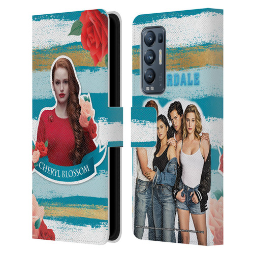 Riverdale Graphics Cheryl Blossom Leather Book Wallet Case Cover For OPPO Find X3 Neo / Reno5 Pro+ 5G