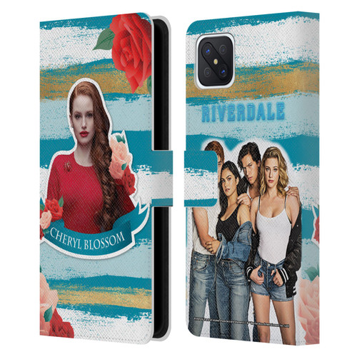 Riverdale Graphics Cheryl Blossom Leather Book Wallet Case Cover For OPPO Reno4 Z 5G