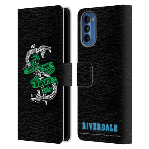 Riverdale Art South Side Serpents Leather Book Wallet Case Cover For Motorola Moto G41