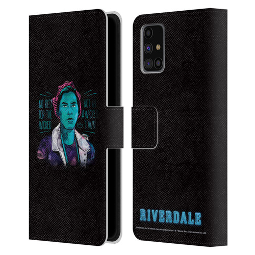 Riverdale Art Jughead Jones Leather Book Wallet Case Cover For Samsung Galaxy M31s (2020)