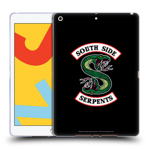 Riverdale Graphic Art South Side Serpents Soft Gel Case for Apple iPad 10.2 2019/2020/2021