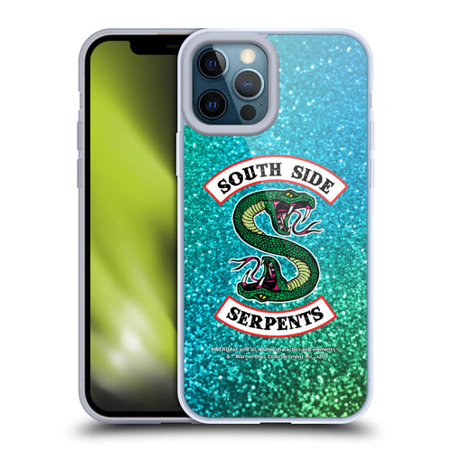 Riverdale South Side Serpents Glitter Print Logo Soft Gel Case for Apple iPhone 12 Pro Max
