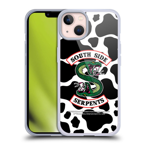 Riverdale South Side Serpents Cow Logo Soft Gel Case for Apple iPhone 13