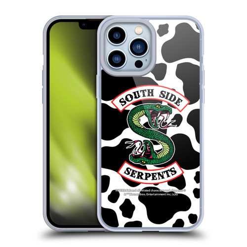 Riverdale South Side Serpents Cow Logo Soft Gel Case for Apple iPhone 13 Pro Max