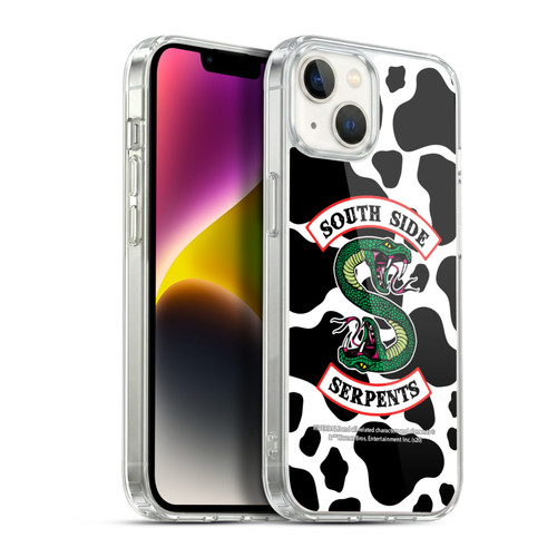 Riverdale South Side Serpents Cow Logo Soft Gel Case for Apple iPhone 14 Plus & MagSafe
