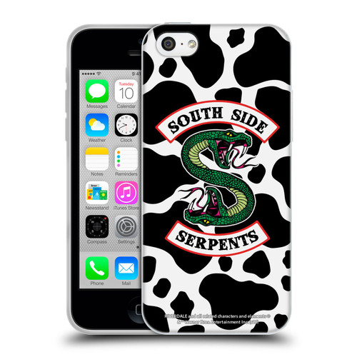 Riverdale South Side Serpents Cow Logo Soft Gel Case for Apple iPhone 5c