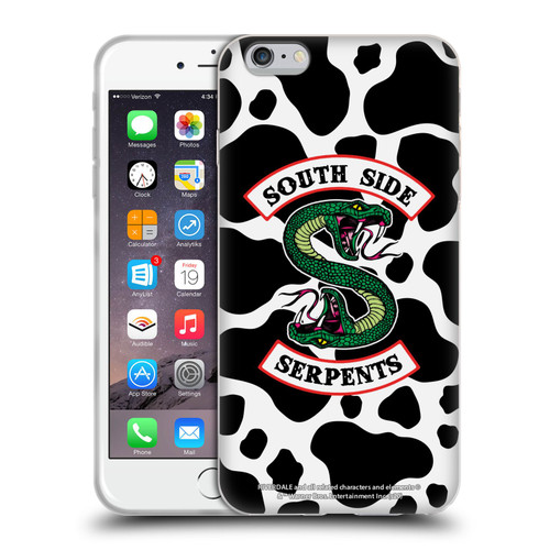Riverdale South Side Serpents Cow Logo Soft Gel Case for Apple iPhone 6 Plus / iPhone 6s Plus