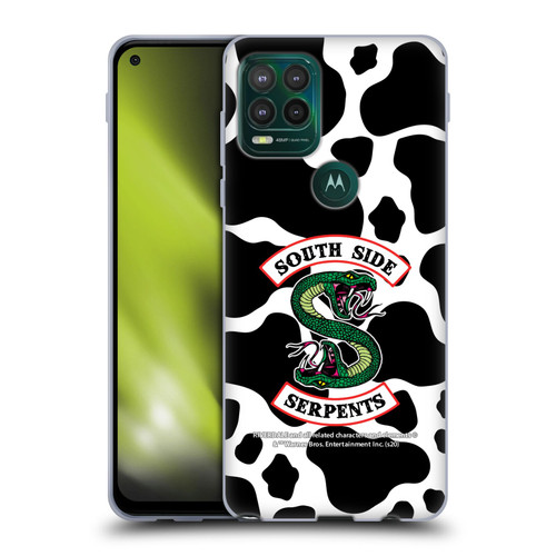 Riverdale South Side Serpents Cow Logo Soft Gel Case for Motorola Moto G Stylus 5G 2021