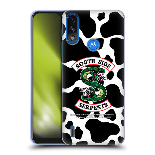 Riverdale South Side Serpents Cow Logo Soft Gel Case for Motorola Moto E7 Power / Moto E7i Power
