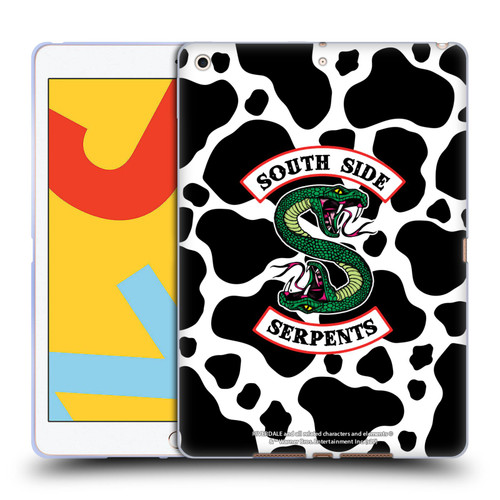 Riverdale South Side Serpents Cow Logo Soft Gel Case for Apple iPad 10.2 2019/2020/2021