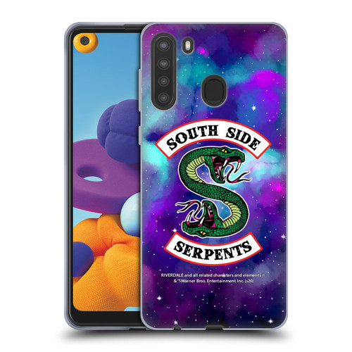 Riverdale South Side Serpents Nebula Logo 1 Soft Gel Case for Samsung Galaxy A21 (2020)