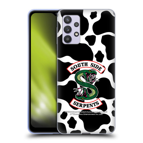 Riverdale South Side Serpents Cow Logo Soft Gel Case for Samsung Galaxy A32 5G / M32 5G (2021)