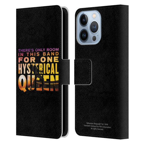 Queen Bohemian Rhapsody Hysterical Quote Leather Book Wallet Case Cover For Apple iPhone 13 Pro