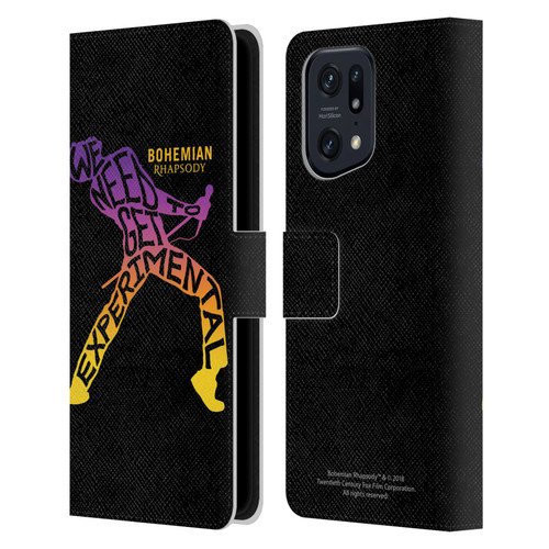 Queen Bohemian Rhapsody Experimental Quote Leather Book Wallet Case Cover For OPPO Find X5 Pro