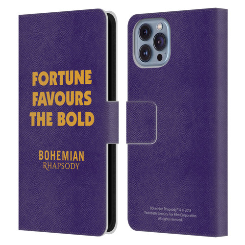 Queen Bohemian Rhapsody Fortune Quote Leather Book Wallet Case Cover For Apple iPhone 14