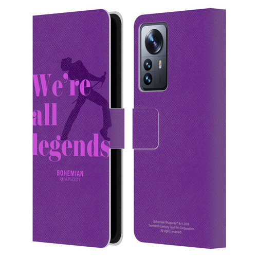 Queen Bohemian Rhapsody Legends Leather Book Wallet Case Cover For Xiaomi 12 Pro