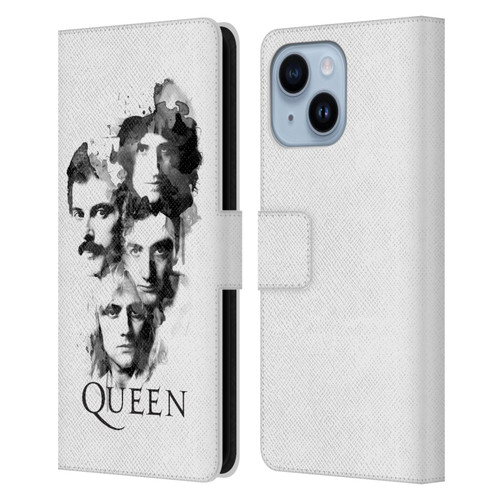 Queen Key Art Forever Leather Book Wallet Case Cover For Apple iPhone 14 Plus
