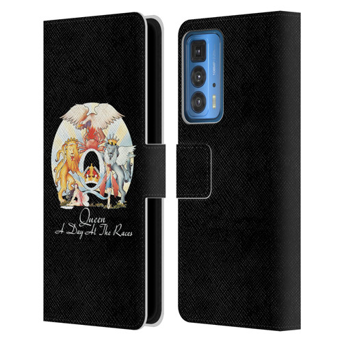 Queen Key Art A Day At The Races Leather Book Wallet Case Cover For Motorola Edge 20 Pro