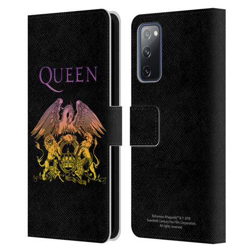 Queen Bohemian Rhapsody Logo Crest Leather Book Wallet Case Cover For Samsung Galaxy S20 FE / 5G