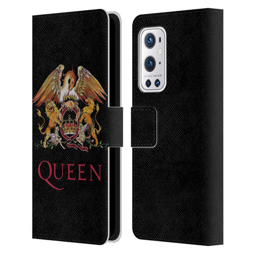 Queen Key Art Crest Leather Book Wallet Case Cover For OnePlus 9 Pro