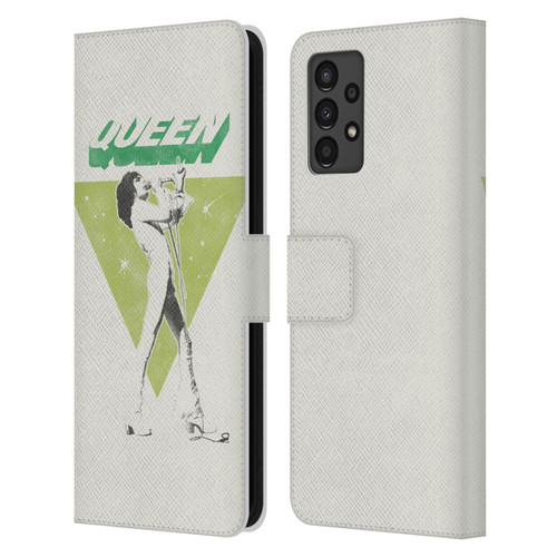Queen Key Art Freddie Mercury Leather Book Wallet Case Cover For Samsung Galaxy A13 (2022)