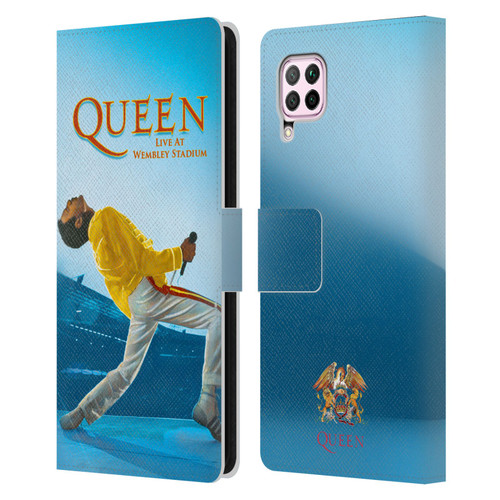 Queen Key Art Freddie Mercury Live At Wembley Leather Book Wallet Case Cover For Huawei Nova 6 SE / P40 Lite