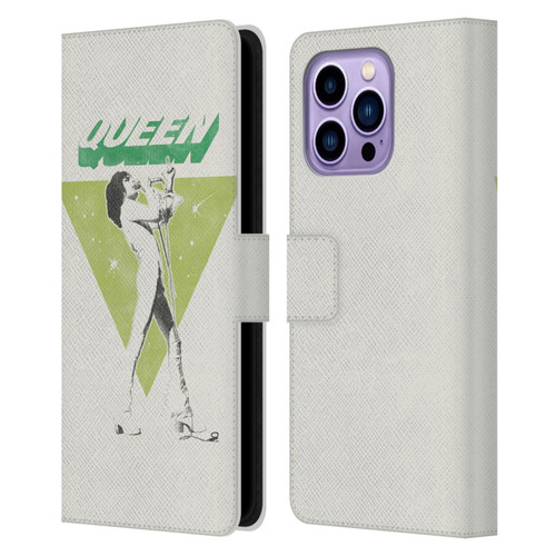 Queen Key Art Freddie Mercury Leather Book Wallet Case Cover For Apple iPhone 14 Pro Max