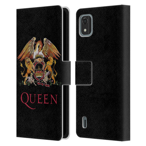 Queen Key Art Crest Leather Book Wallet Case Cover For Nokia C2 2nd Edition