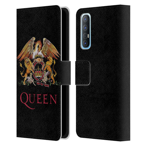 Queen Key Art Crest Leather Book Wallet Case Cover For OPPO Find X2 Neo 5G