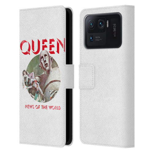 Queen Key Art News Of The World Leather Book Wallet Case Cover For Xiaomi Mi 11 Ultra