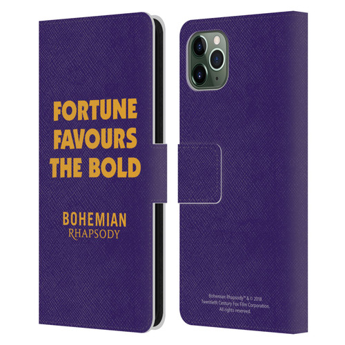 Queen Bohemian Rhapsody Fortune Quote Leather Book Wallet Case Cover For Apple iPhone 11 Pro Max