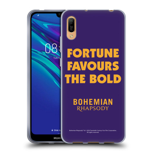 Queen Bohemian Rhapsody Fortune Quote Soft Gel Case for Huawei Y6 Pro (2019)