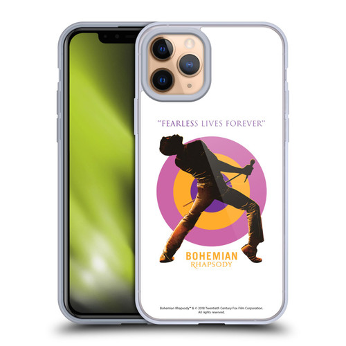 Queen Bohemian Rhapsody Fearless Lives Forever Soft Gel Case for Apple iPhone 11 Pro