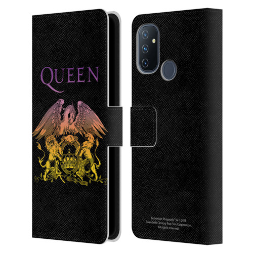 Queen Bohemian Rhapsody Logo Crest Leather Book Wallet Case Cover For OnePlus Nord N100