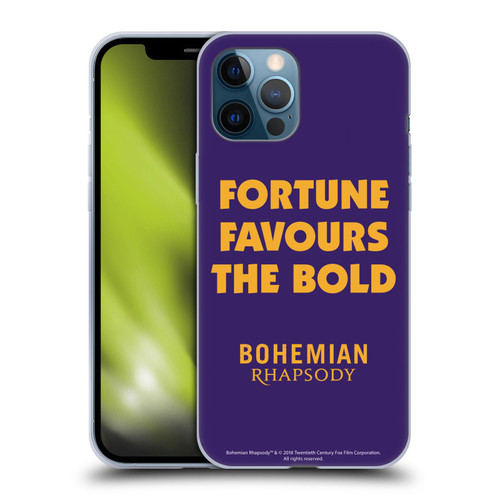 Queen Bohemian Rhapsody Fortune Quote Soft Gel Case for Apple iPhone 12 Pro Max