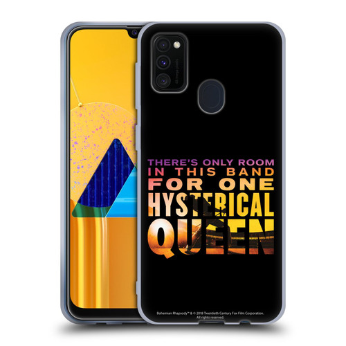 Queen Bohemian Rhapsody Hysterical Quote Soft Gel Case for Samsung Galaxy M30s (2019)/M21 (2020)