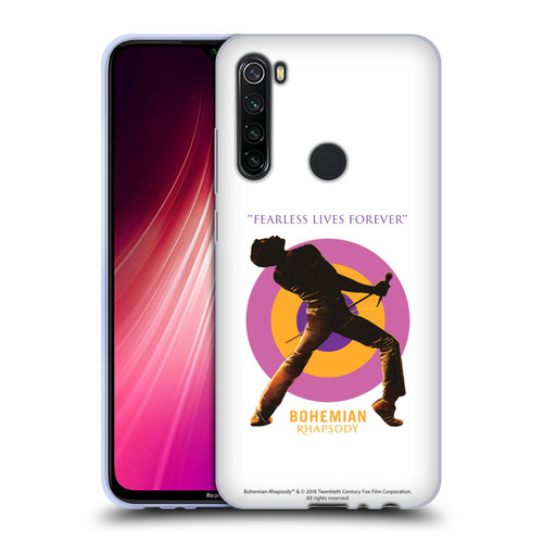 Queen Bohemian Rhapsody Fearless Lives Forever Soft Gel Case for Xiaomi Redmi Note 8T