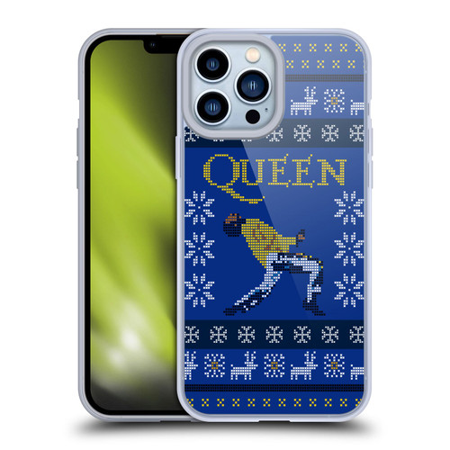Queen Christmas Freddie Mercury Knitwork Soft Gel Case for Apple iPhone 13 Pro Max